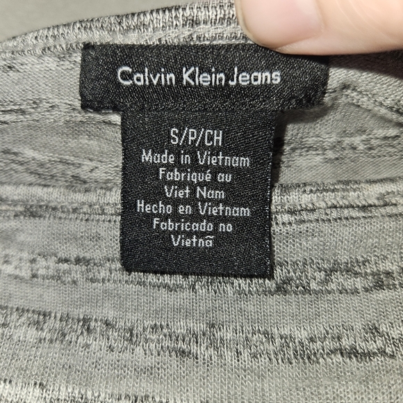 Calvin Klein Womans Gray Blouse Size S - Picture 9 of 12
